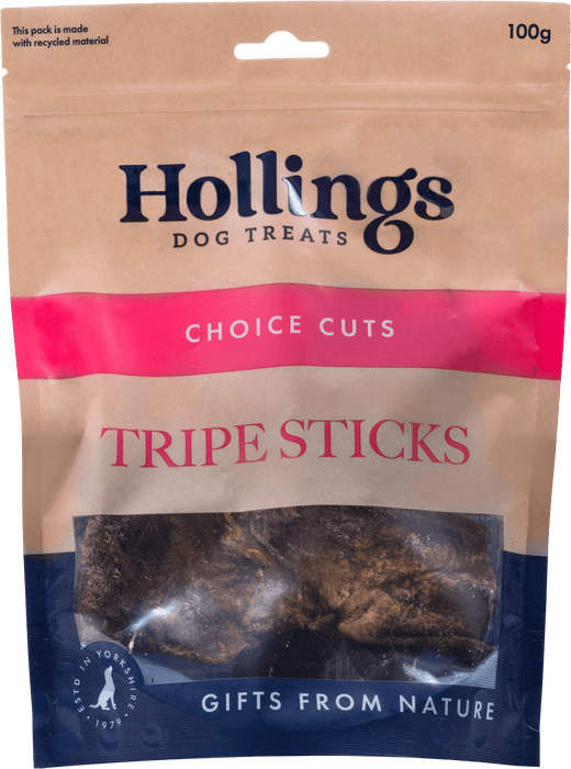 Hollings Sticks Tripe Bulk Natural Dog Chews 2.5kg