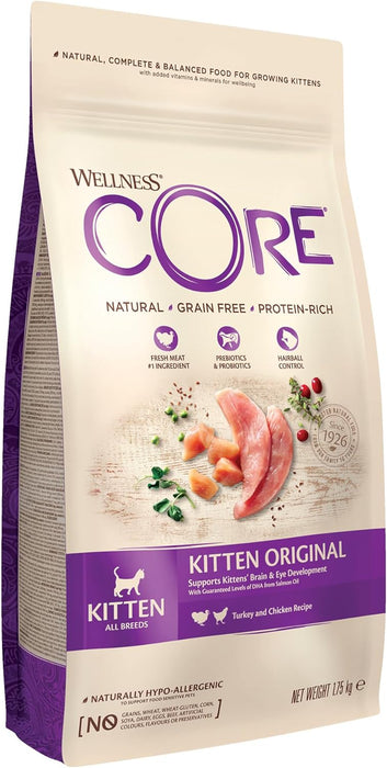 Wellness Core Kitten Turkey & Chicken Recipe Dry Cat Food 1.75kg