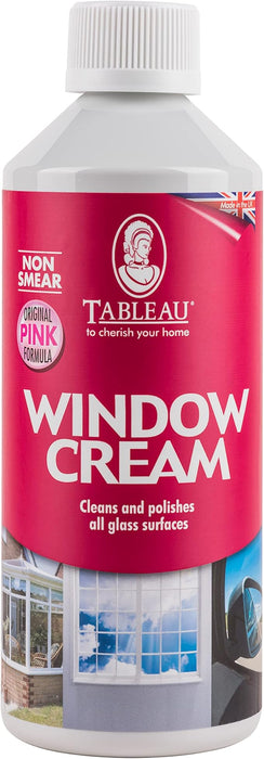 Tableau Window Cream Cleans And Polishes All Glass Surfaces 500ml