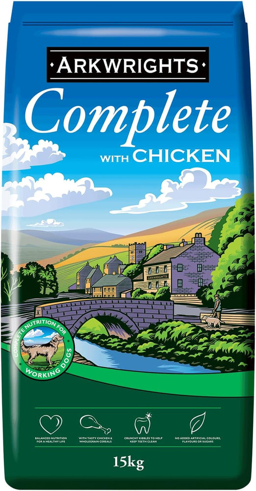 Arkwrights Complete Chicken Dry Dog Food 15kg