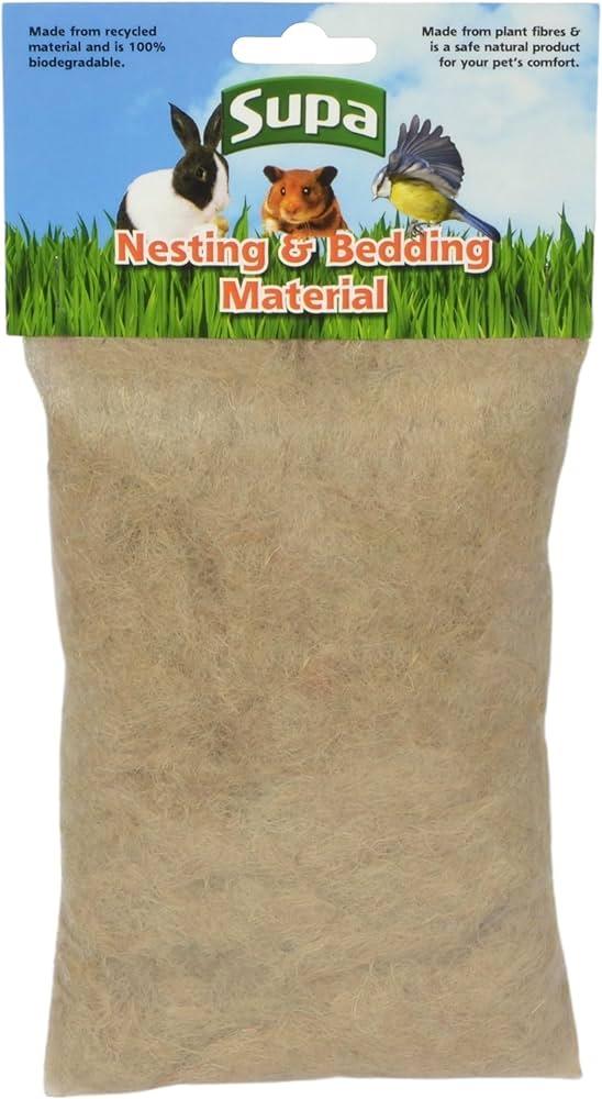 Supa Natural Bedding & Nesting Material For Birds & Small Animals 40g