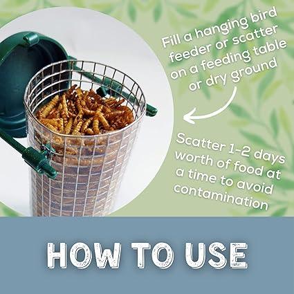 Copdock Mill Premium Dried Mealworms 500ml