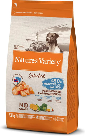 Nature's Variety Selected Norwegian Salmon Mini Adult Dry Dog Food 1.5kg