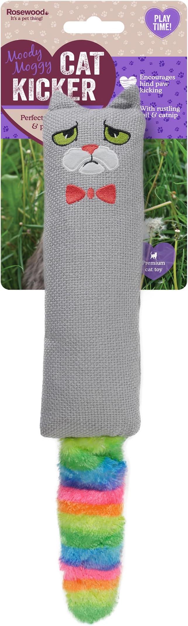 Rosewood Moody Moggy Rainbow Cat Kicker