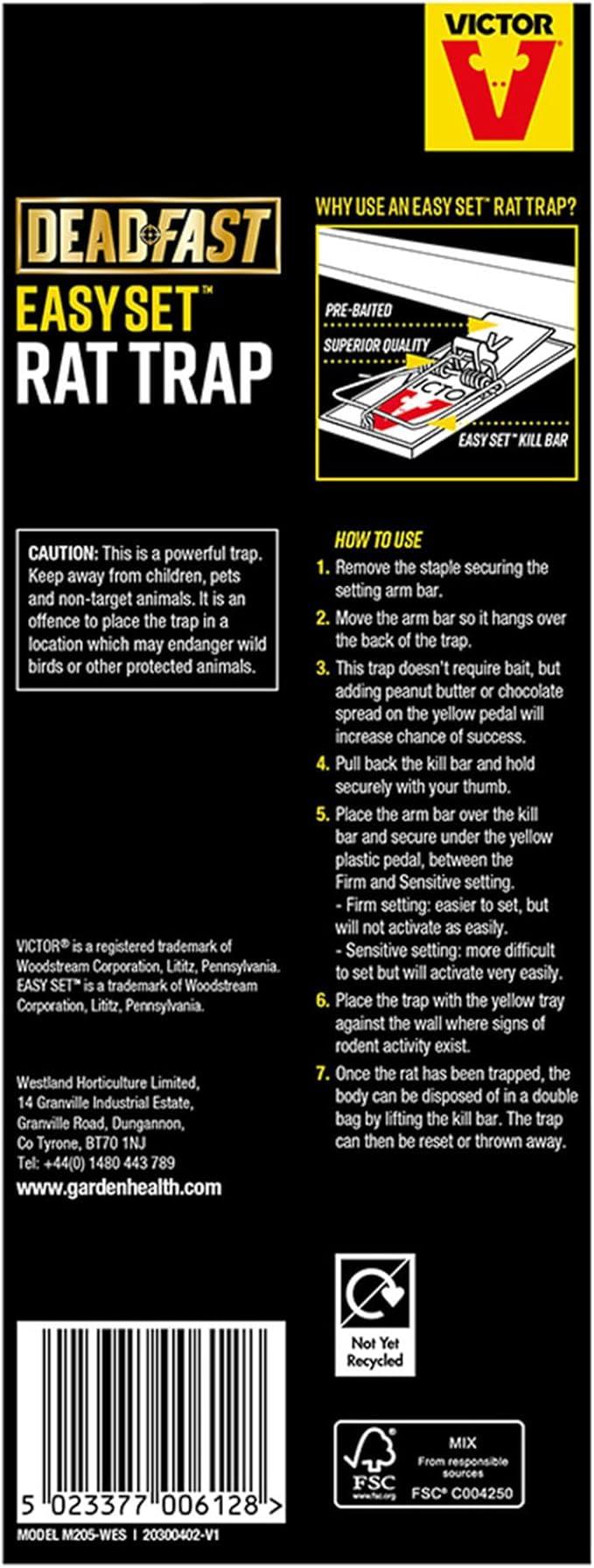 Deadfast Easy Set Rat Trap