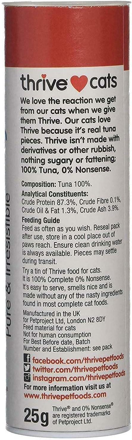 Thrive 100% Tuna Cat Treats Tubes 25g