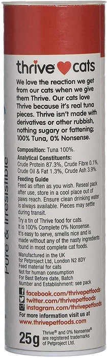 Thrive 100% Tuna Cat Treats Tubes 25g