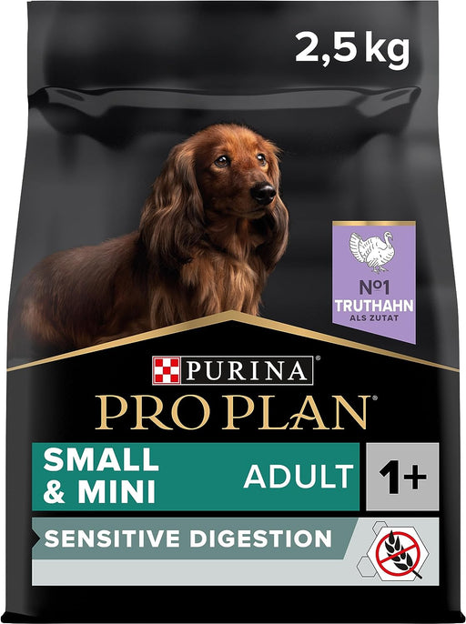 Pro Plan Small & Mini Adult Grain Free Optidigest Turkey Dry Dog Food 2.5kg