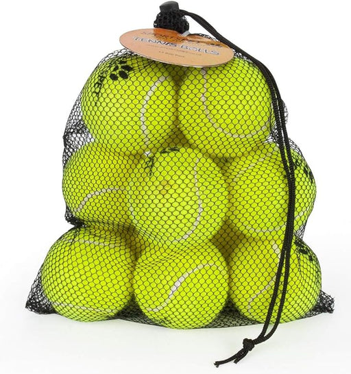 Sportspet Tennis Ball Medium Yellow 12 Pack