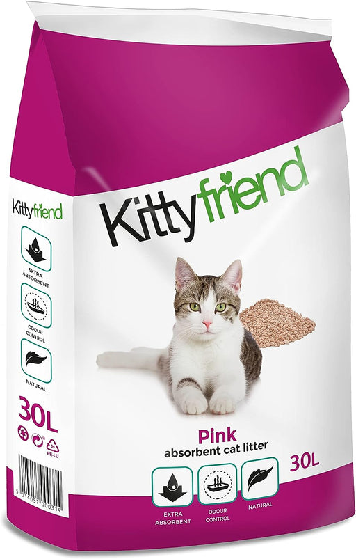 Kittyfriend Pink Cat Litter 30L