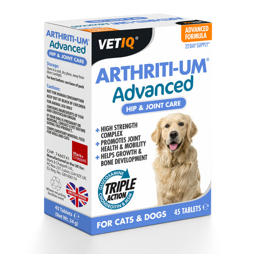 VetIQ Arthriti-UM Advanced for Cats & Dogs 45 tablets