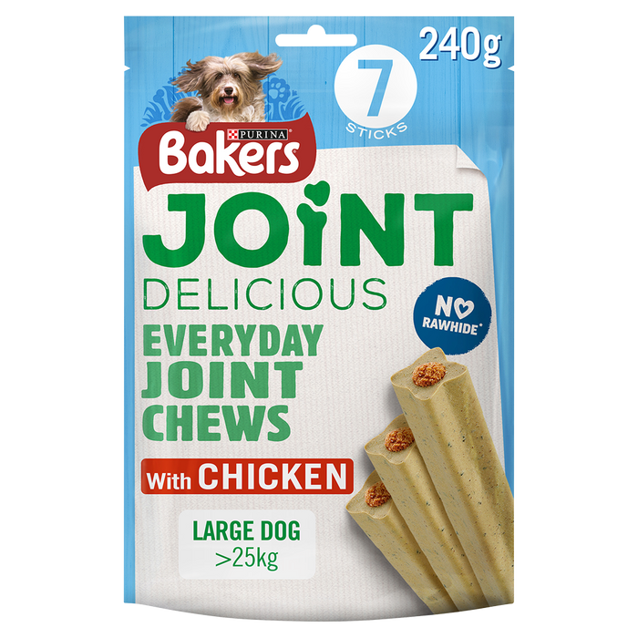 Bakers Joint Delicious Large Dog Chicken Dog Chews 240g
