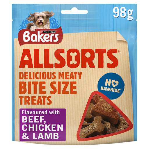 Bakers Allsorts Dog Treats 98g