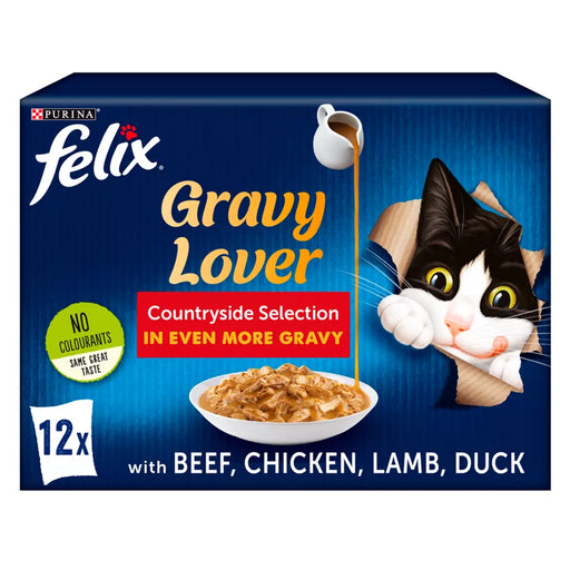 Felix As Good As It Looks Gravy Lover Countryside Selection 12x100g