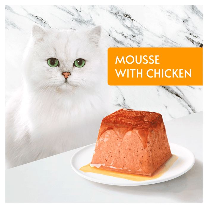 Gourmet Adult Revelations Mousse with Chicken Wet Cat Food 4 x 57g