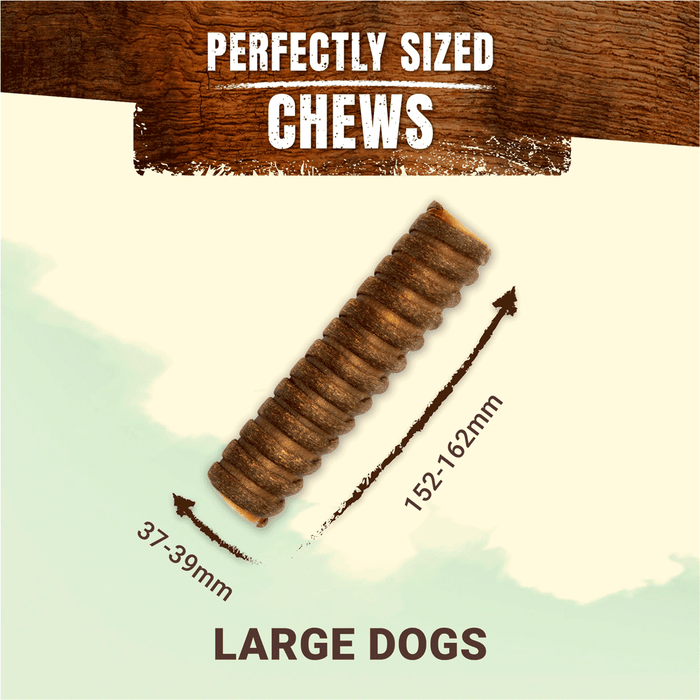 Adventuros Wild Chew Large Venison Dog Treats 200g