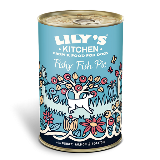 Lily's Kitchen Grain Free Fishy Fish Pie with Peas Wet Dog Food