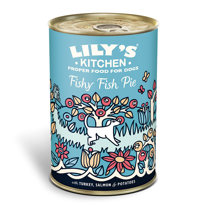 Lily's Kitchen Grain Free Fishy Fish Pie with Peas Wet Dog Food