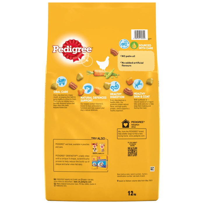 Pedigree Complete with Chicken & Vegetables Adult Dry Dog Food 12kg