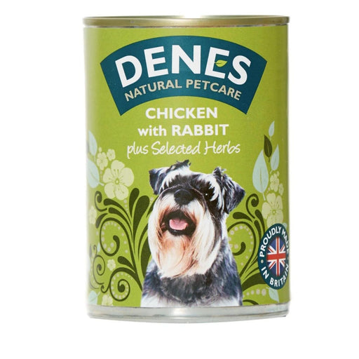 Denes Adult Chicken with Rabbit Plus Selected Herbs Wet Dog Food 400g