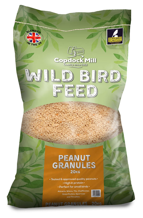 Copdock Mill Wild Bird Feed Peanuts Wholes and Splits 20kg