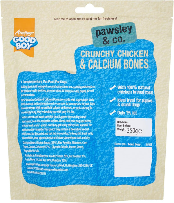 Good Boy Chicken & Calcium Bones Dog Treats 350g