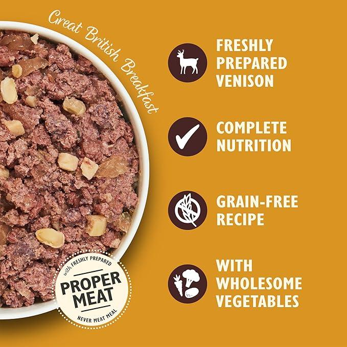 Lilys Kitchen Great British Breakfast Venison with Ham, Beans & Potatoes 400g