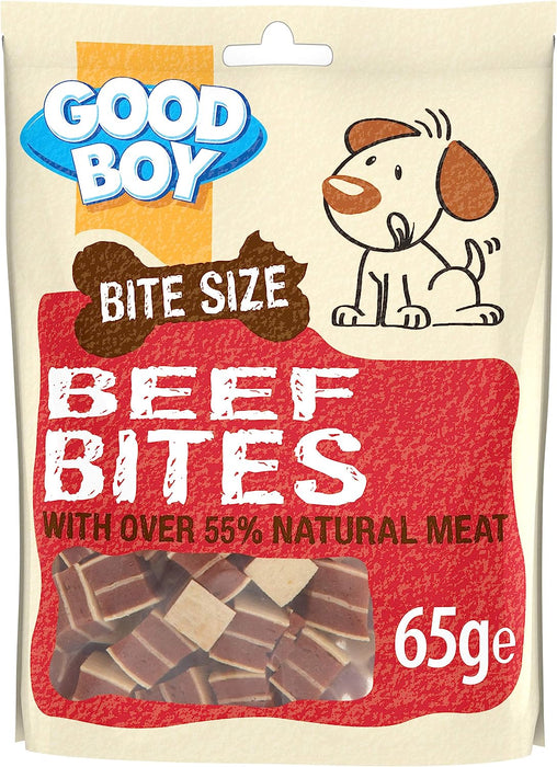 Good Boy Pawsley & Co Beef Bites Dog Treats 65g