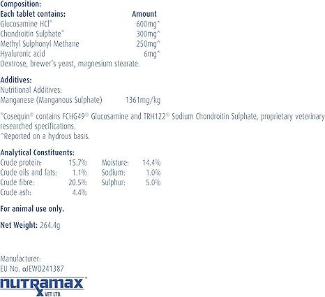 Protexin Veterinary Cosequin DS Dogs Supplement 120 Tablets