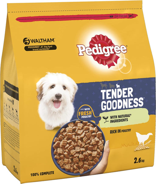Pedigree Tender Goodness Adult Small with Poultry Dry Dog Food 2.6kg