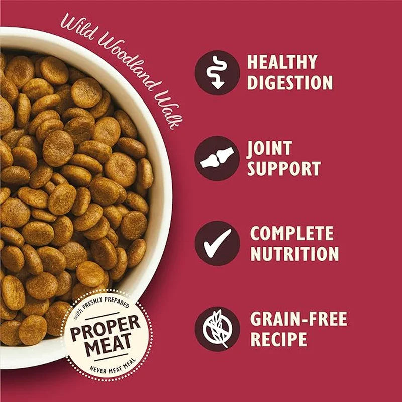 Lily's Kitchen Adult Wild Woodland Walk Duck/Salmon & Venison Dry Dog Food