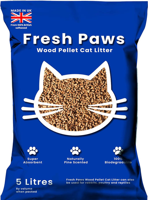 Fresh Paws Wood Pellet Cat Litter