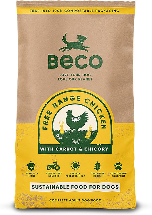 Beco Free Range Chicken with Carrot & Chicory Dry Dog Food 6kg