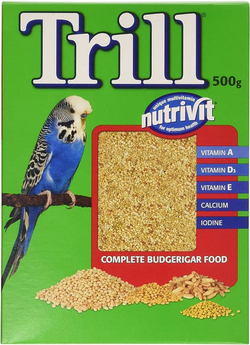 Trill Nutrivit Budgie Seed Bird Food 500g