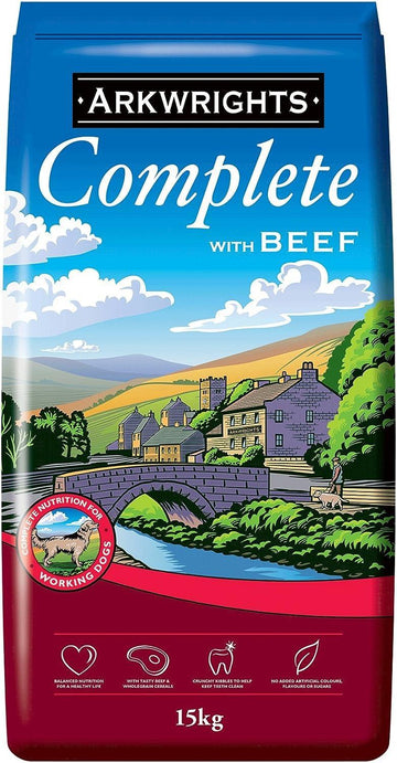 Arkwrights Complete Beef Dry Dog Food 15kg
