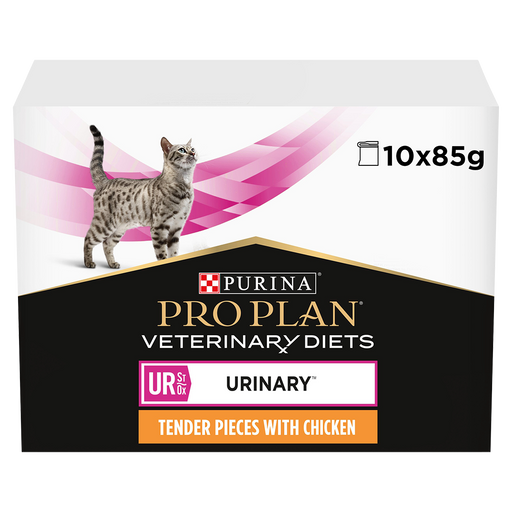 Pro Plan Veterinary UR Urinary with Chicken Wet Cat Food 10 x 85g