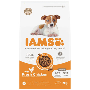 Iams Vitality Puppy Small/Medium Breed Fresh Chicken Dry Dog Food