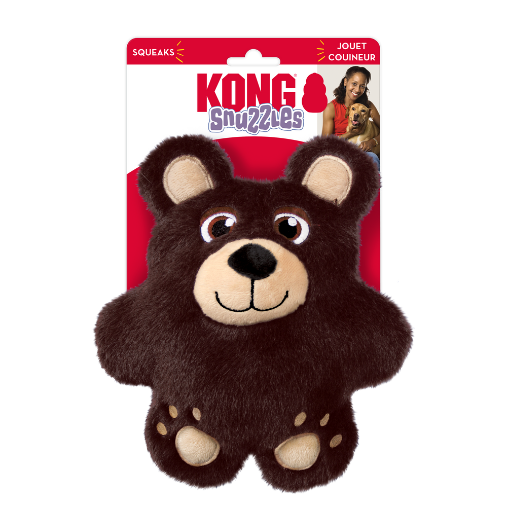 KONG Snuzzles Bear Dog Toy Medium