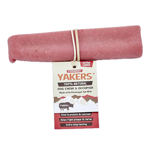 Yakers Strawberry Dog Chew Extra Large