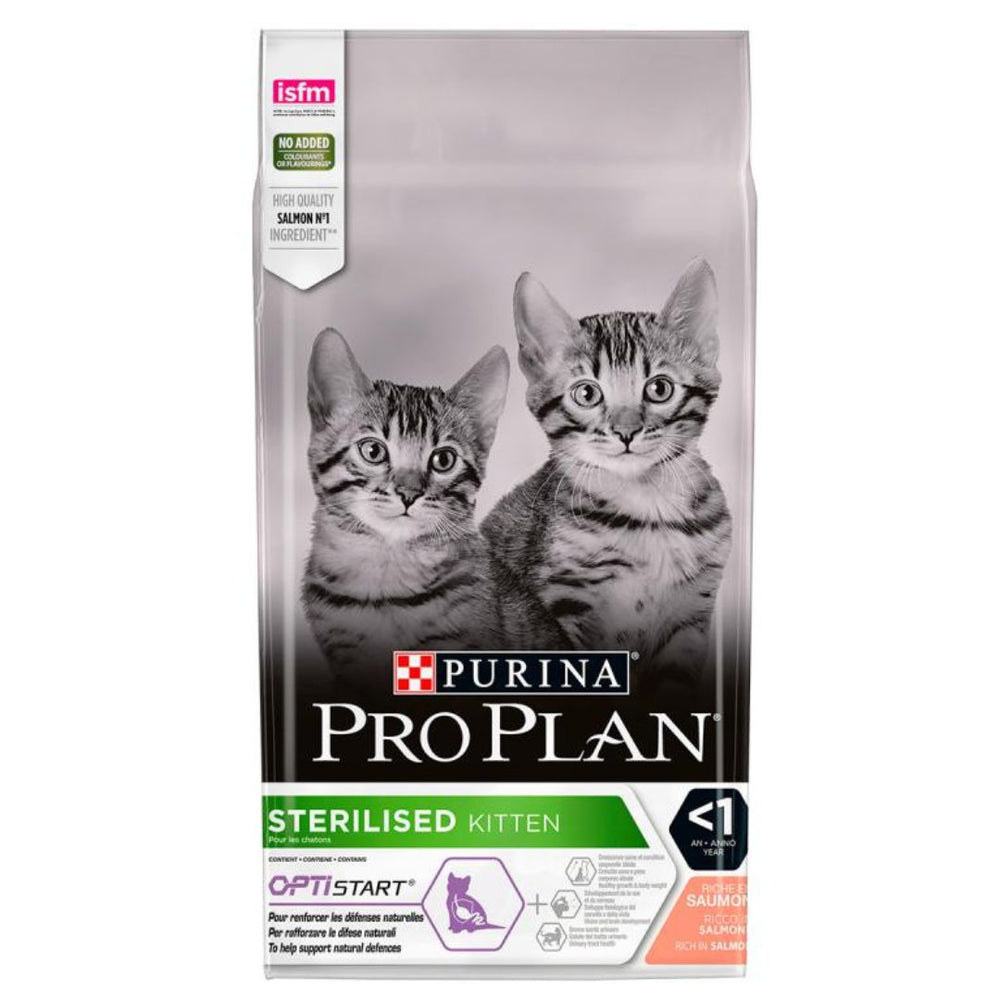 Pro Plan Sterilised Kitten Salmon Dry Cat Food - 1.5kg