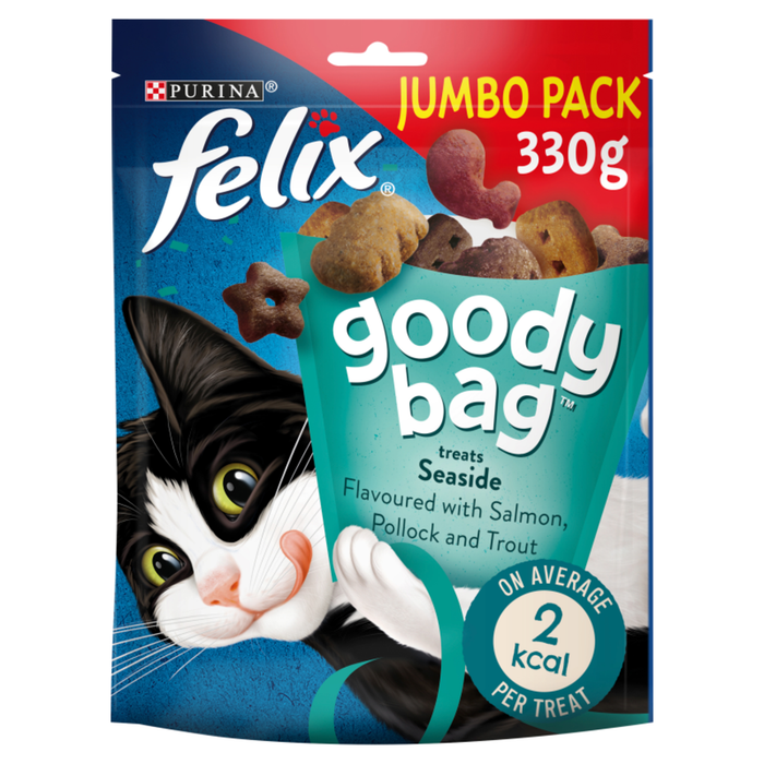 [Clearance Sale] Felix Goody Bag Seaside Mix Cat Treats 330g