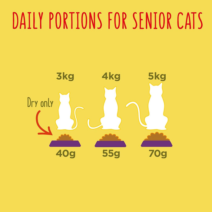 Go Cat Crunchy and Tender Senior Chicken Dry Cat Food 800g