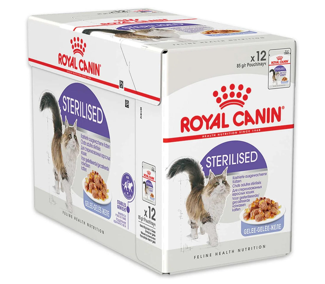 Royal Canin Adult Sterilised Chunks In Jelly Wet Cat Food