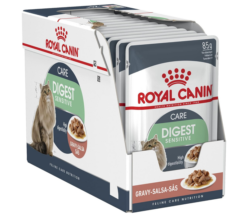 Royal Canin Adult Digest Sensitive Chunks In Gravy Wet Cat Food