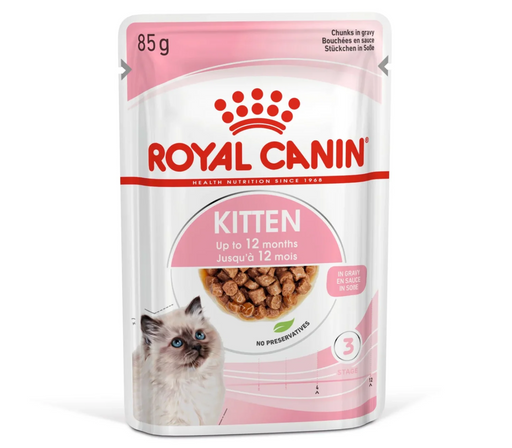 Royal Canin Kitten Chunks In Gravy Wet Cat Food