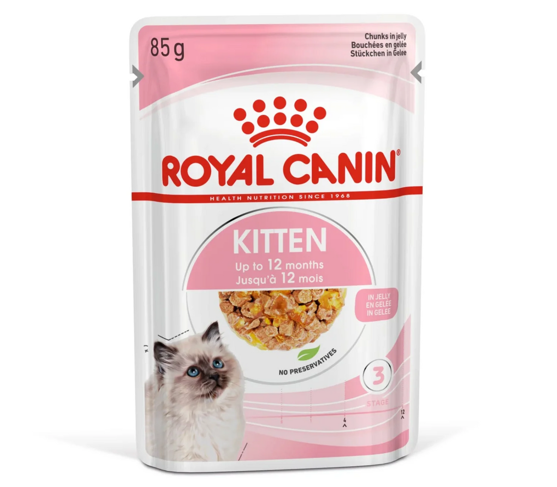 Royal Canin Kitten Chunks In Jelly Cat Wet Food