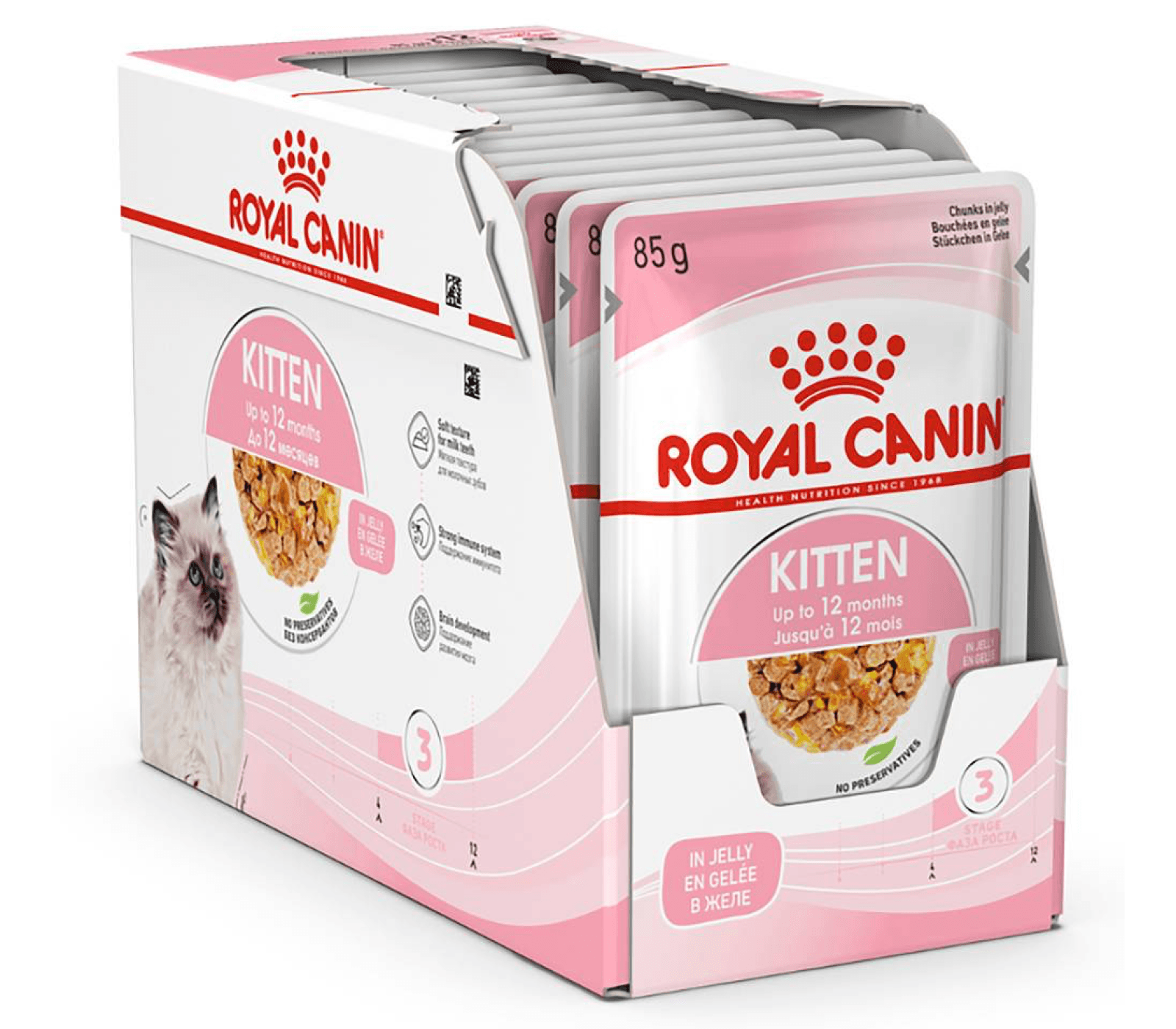 Royal Canin Kitten Chunks In Jelly Cat Wet Food