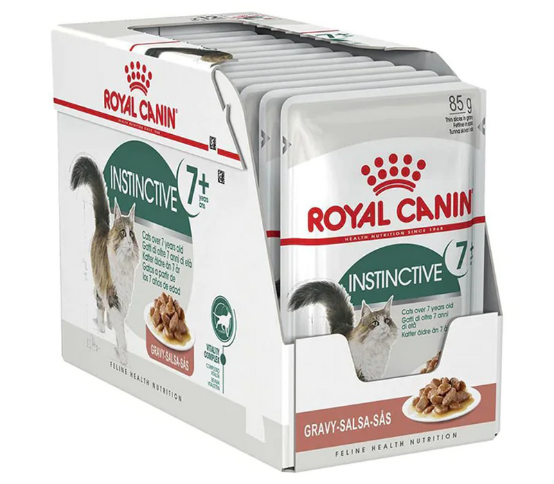 Royal Canin Adult Instinctive 7+ Chunks In Gravy Wet Cat Food