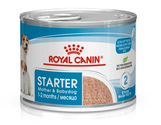 Royal Canin Mother & Babydog Starter Ultra Soft Mousse Wet Dog Food 195g