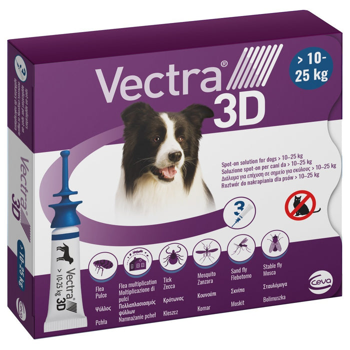 Vectra 3D Spot On for Dogs 3 Pack